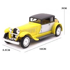 Diecast Bugatti Classic Car - Mainan Mobil Kuno Klasik