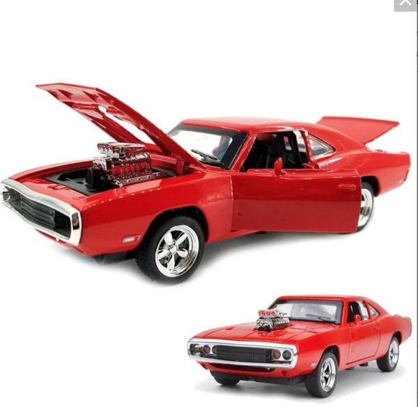 diecast dodge charger fast furious merah