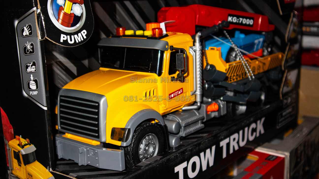 mainan truk towing lengkap